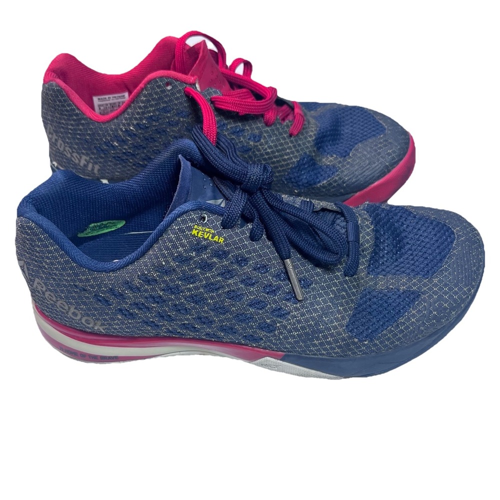 Reebok Women's 8 Crossfit Nano 5.0 Home Of The Brave AR2580 Shoe Red White Blue